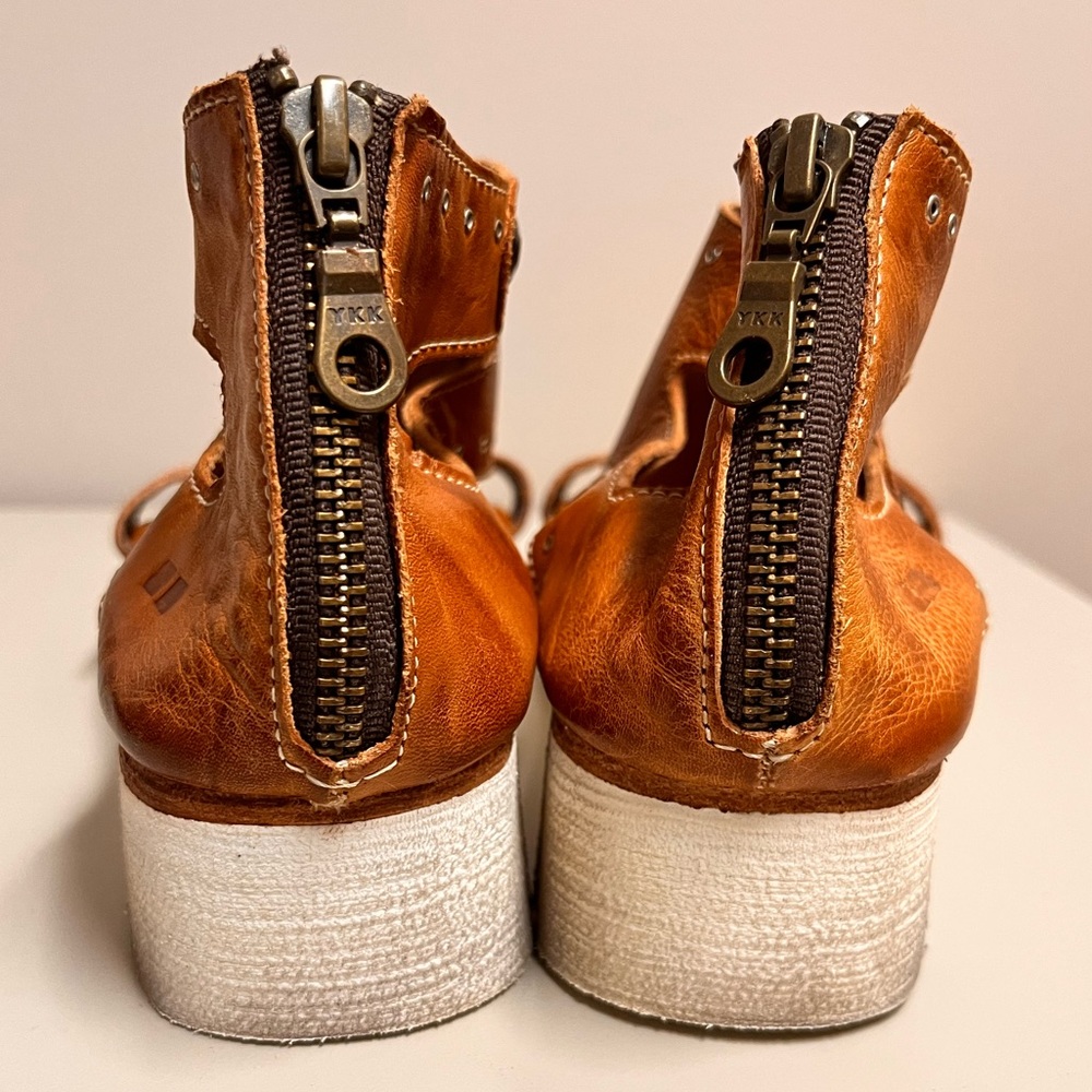 Bed Stu Soni Platform Leather Sandals Sz.9 - Picture 2 of 11